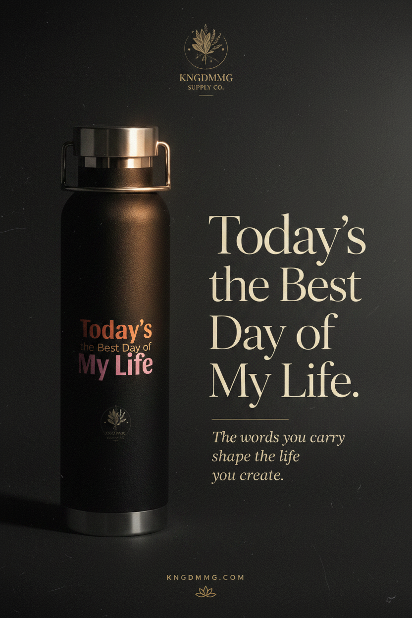 The Best Day Bottle — Dark Cinematic